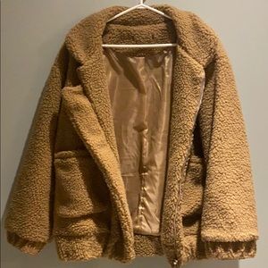 Tan Teddy Jacket